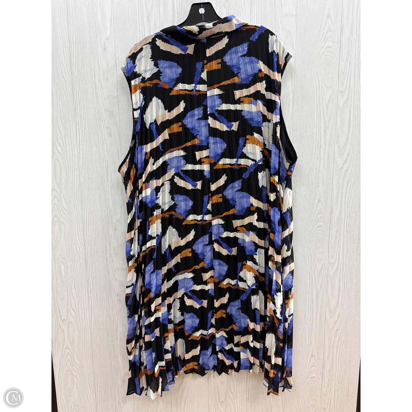 Dress Casual Short By Nine West In Black & Blue, Size: 4x