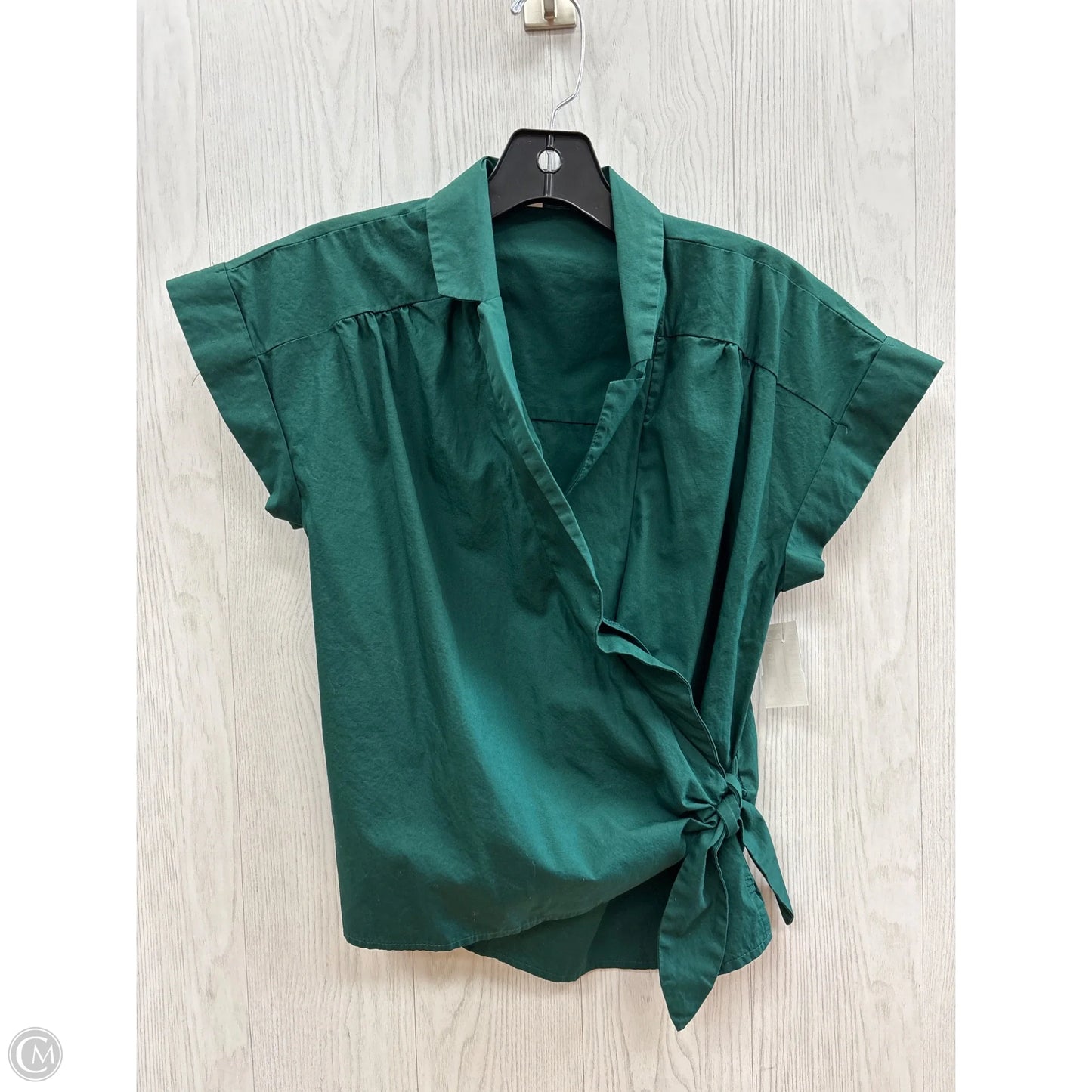 Top Short Sleeve Basic By Nine West In Green, Size: Xs