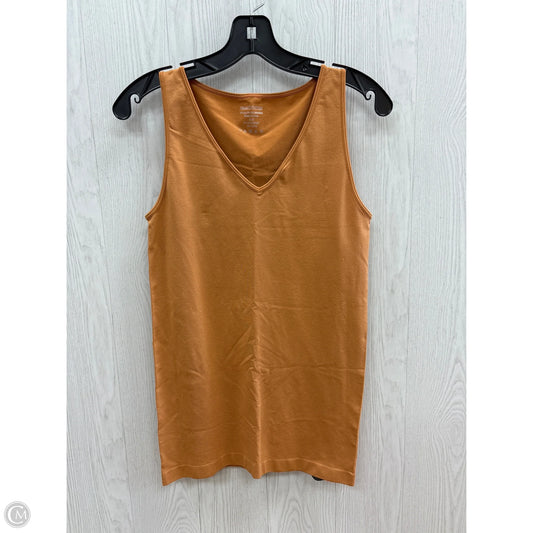 Top Sleeveless Basic By Zenana Outfitters In Orange, Size: 1x