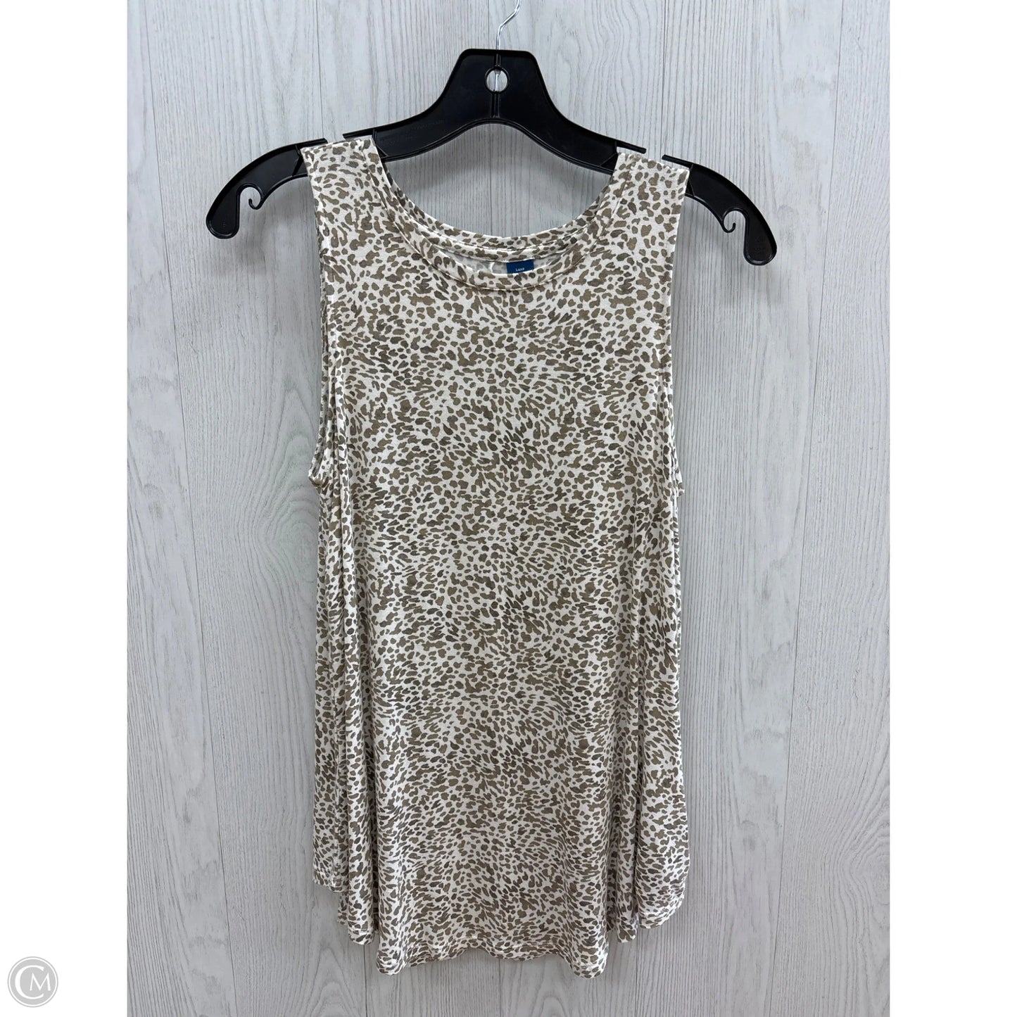 Top Sleeveless Basic By Old Navy In Animal Print, Size: Xs