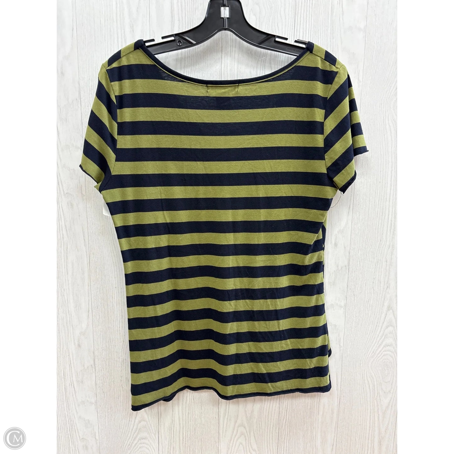 Top Short Sleeve Basic By Verve Ami In Blue & Green, Size: L