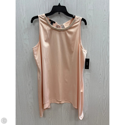 Top Sleeveless By Alfani In Pink, Size: 16