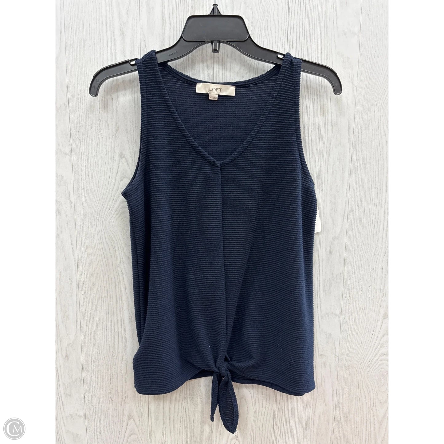 Top Sleeveless Basic By Loft In Navy, Size: Xs