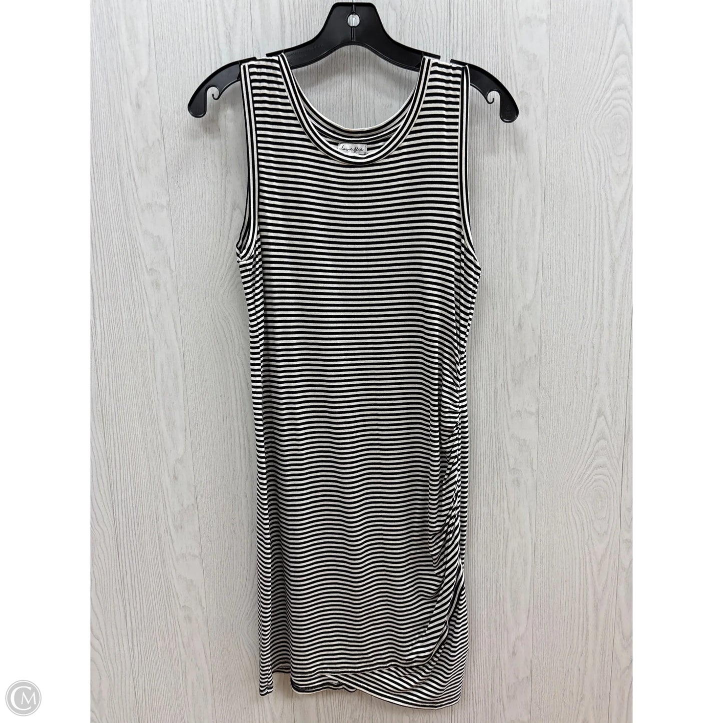 Dress Casual Short By Love Fire In Black & White, Size: L