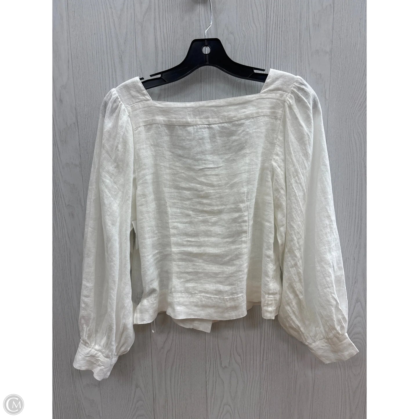 Top Long Sleeve By J. Crew In White, Size: Xs