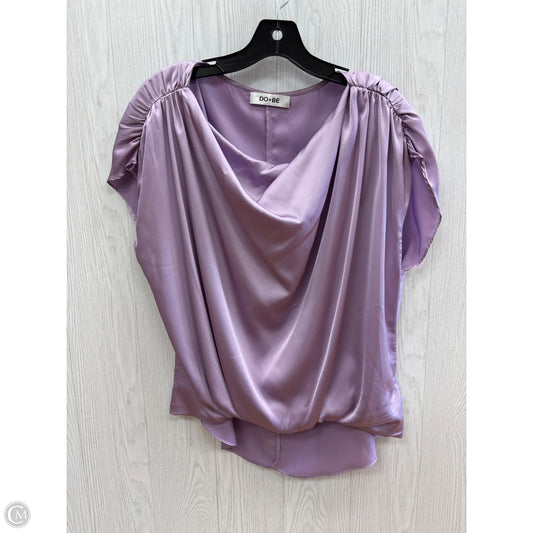 Top Short Sleeve By Clothes Mentor In Lavender, Size: S