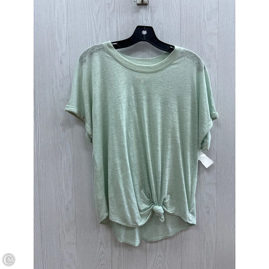 Top Short Sleeve By Lou And Grey In Sage, Size: S