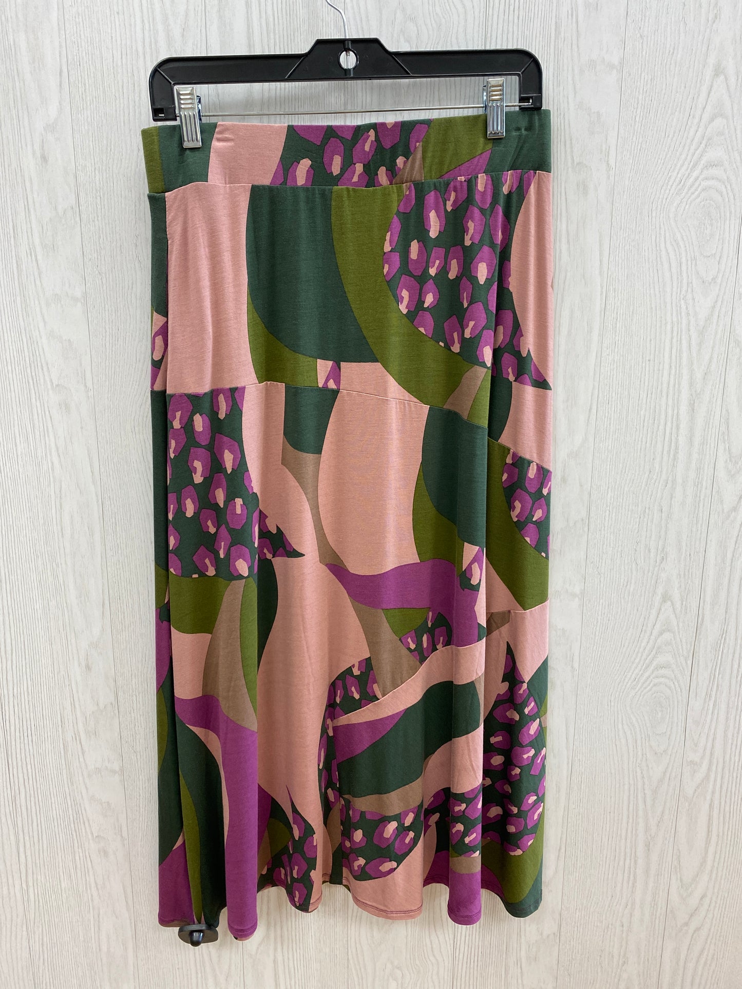 Dusty Pink Skirt Maxi Logo, Size S