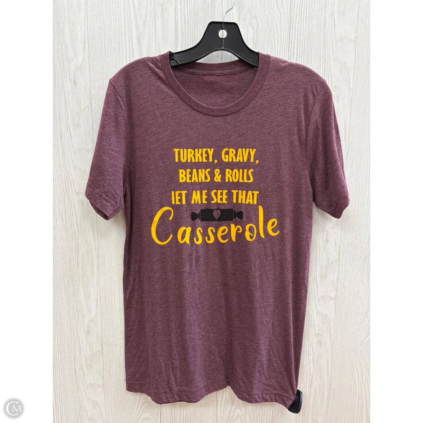 Top Short Sleeve Basic By Clothes Mentor In Purple, Size: S