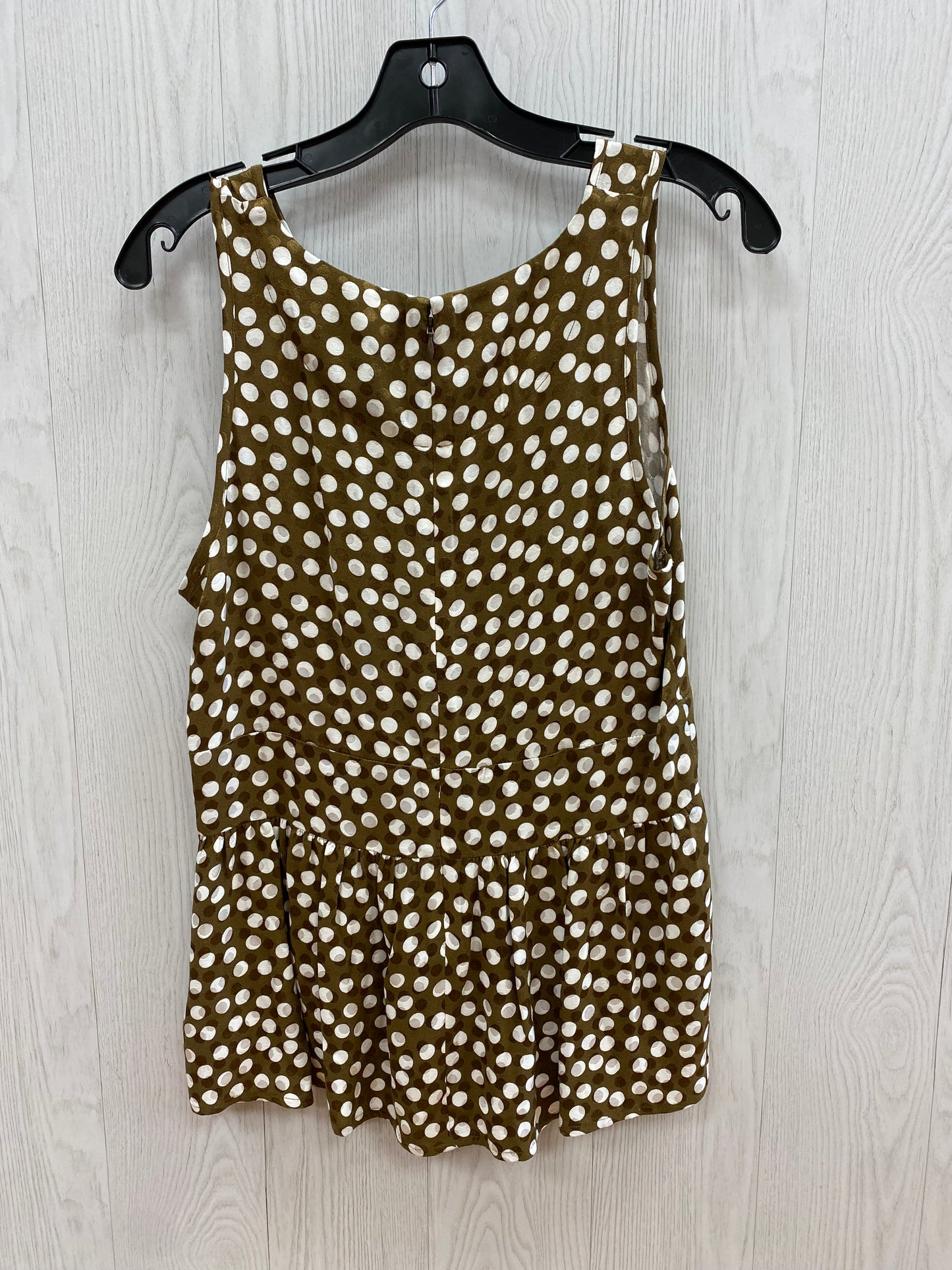 Polkadot Top Sleeveless J Crew, Size 4