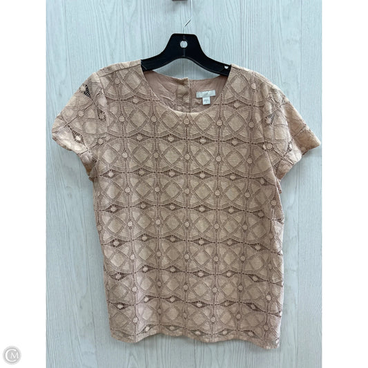Top Short Sleeve Basic By J. Jill In Pink, Size: S