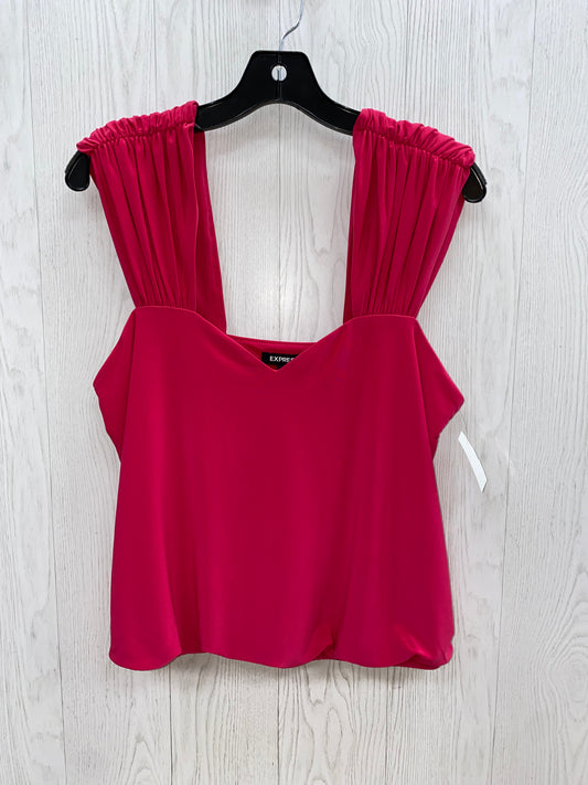 Pink Top Sleeveless Express, Size M