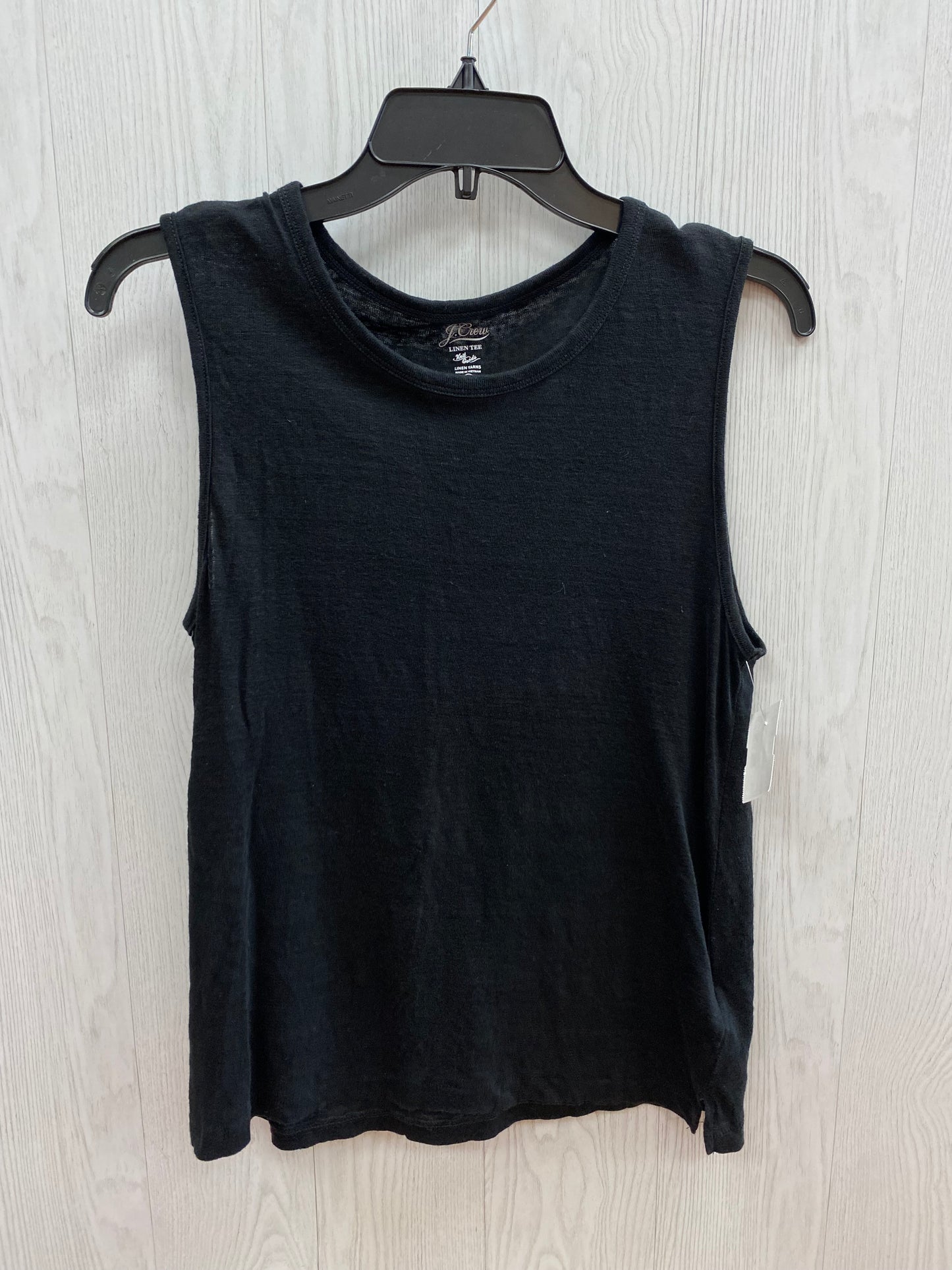 Black Top Sleeveless Basic J. Crew, Size S