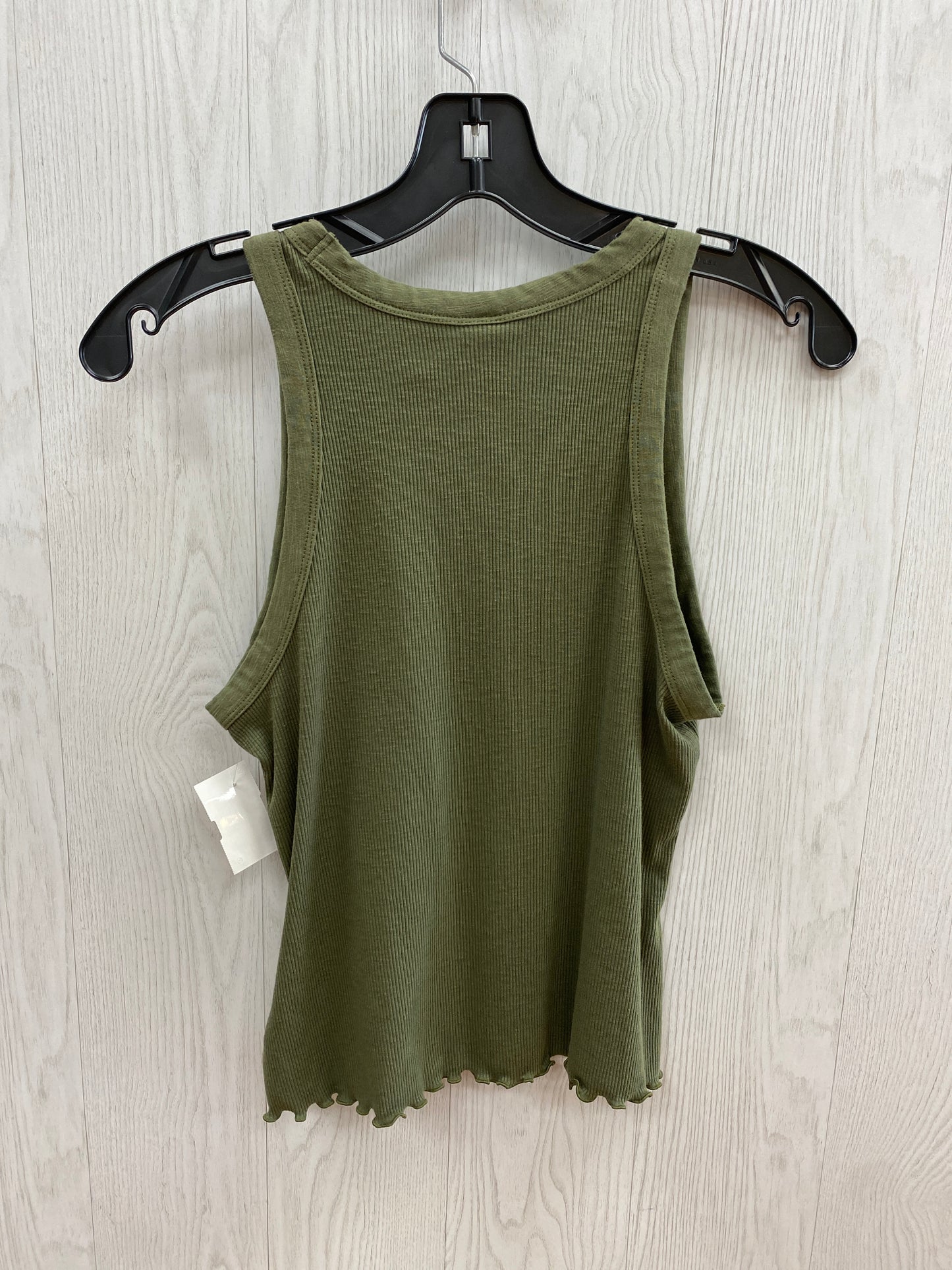 Green Top Sleeveless Basic Old Navy, Size M