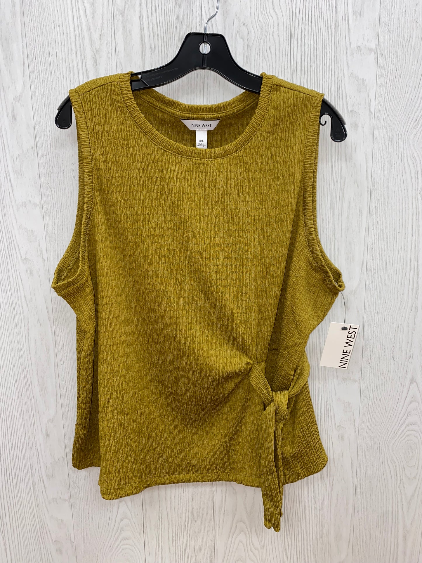 Chartreuse Top Sleeveless Nine West, Size Xxl