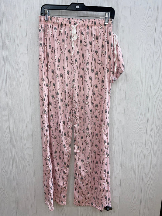 Pink Pajama Pants Clothes Mentor, Size M