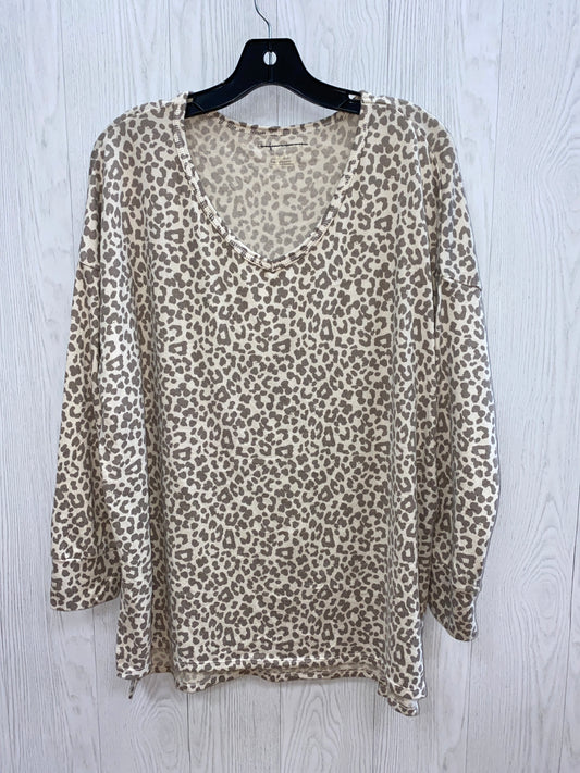 Animal Print Top Long Sleeve American Eagle, Size M