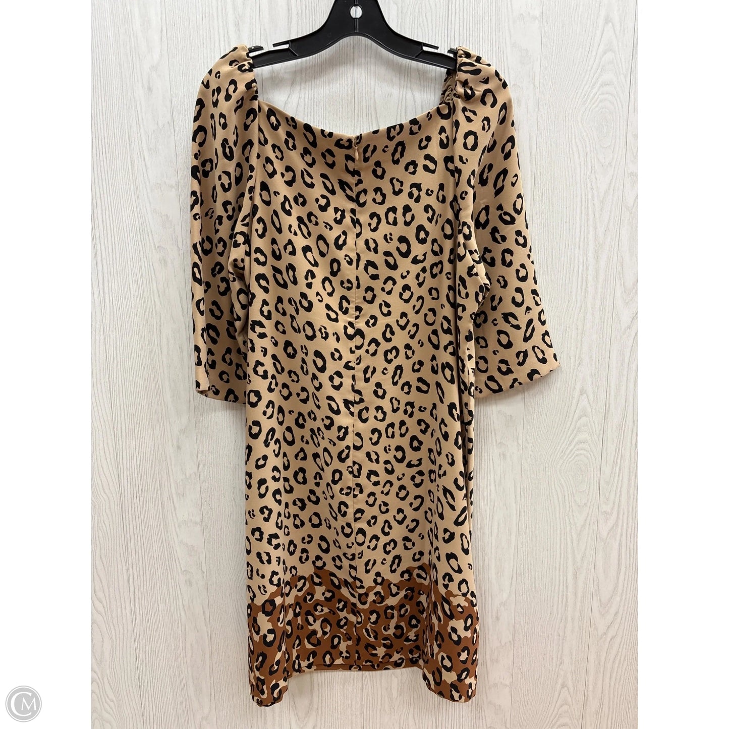Dress Casual Short By Ann Taylor In Animal Print, Size: 14
