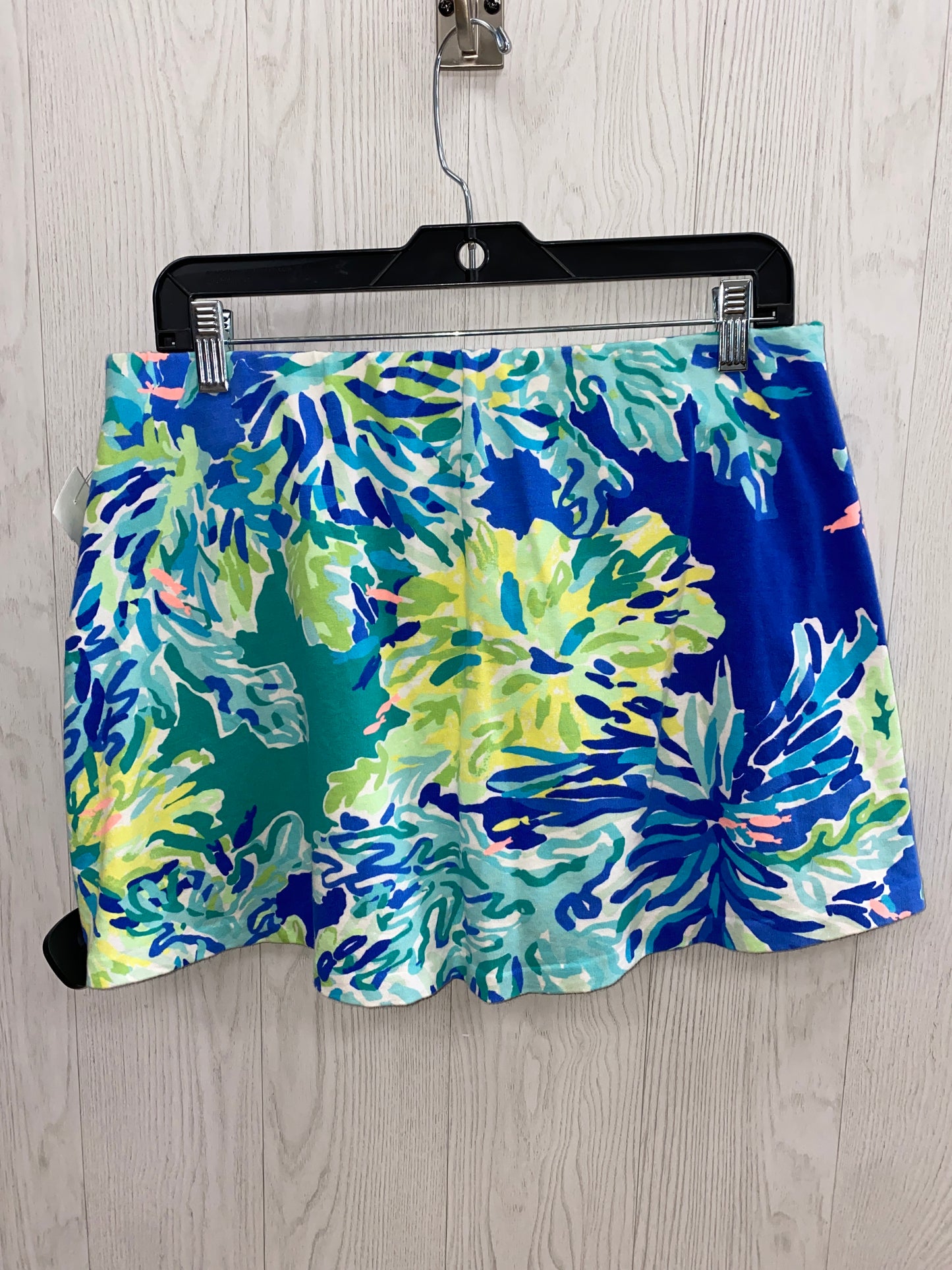 Skort By Lilly Pulitzer In Blue & Green, Size: L