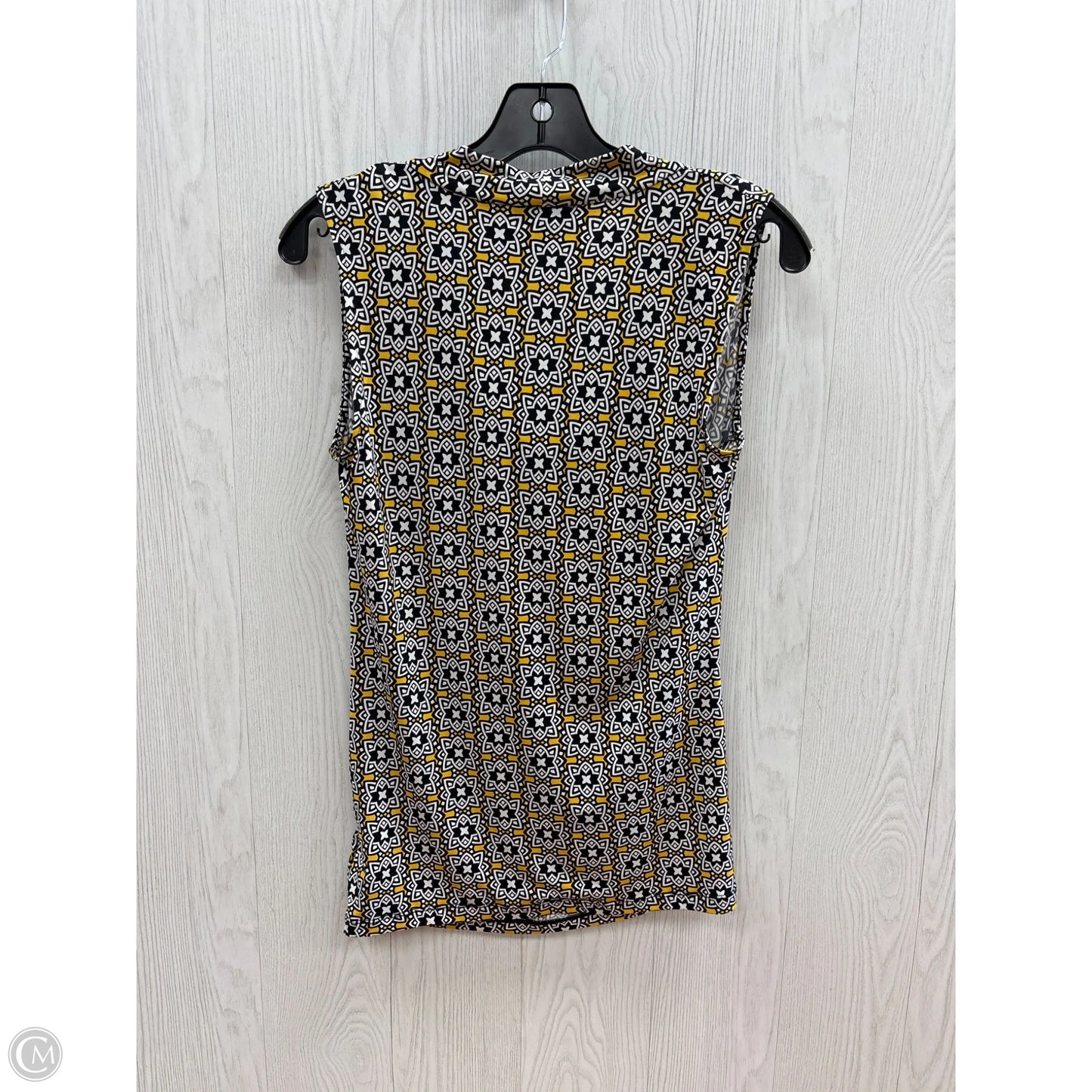 Top Sleeveless By Worthington In Black & White, Size: S