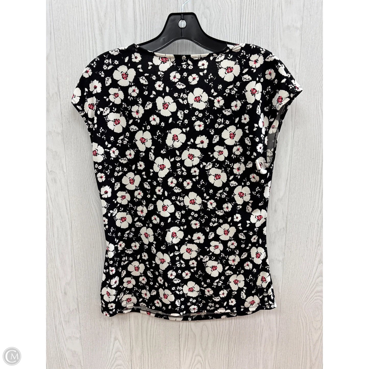 Top Sleeveless By Liz Claiborne In Black & White, Size: S