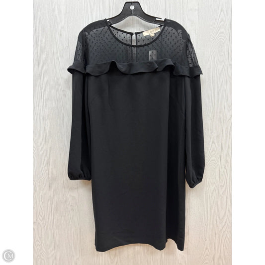 Dress Casual Short By Loft In Black, Size: 14