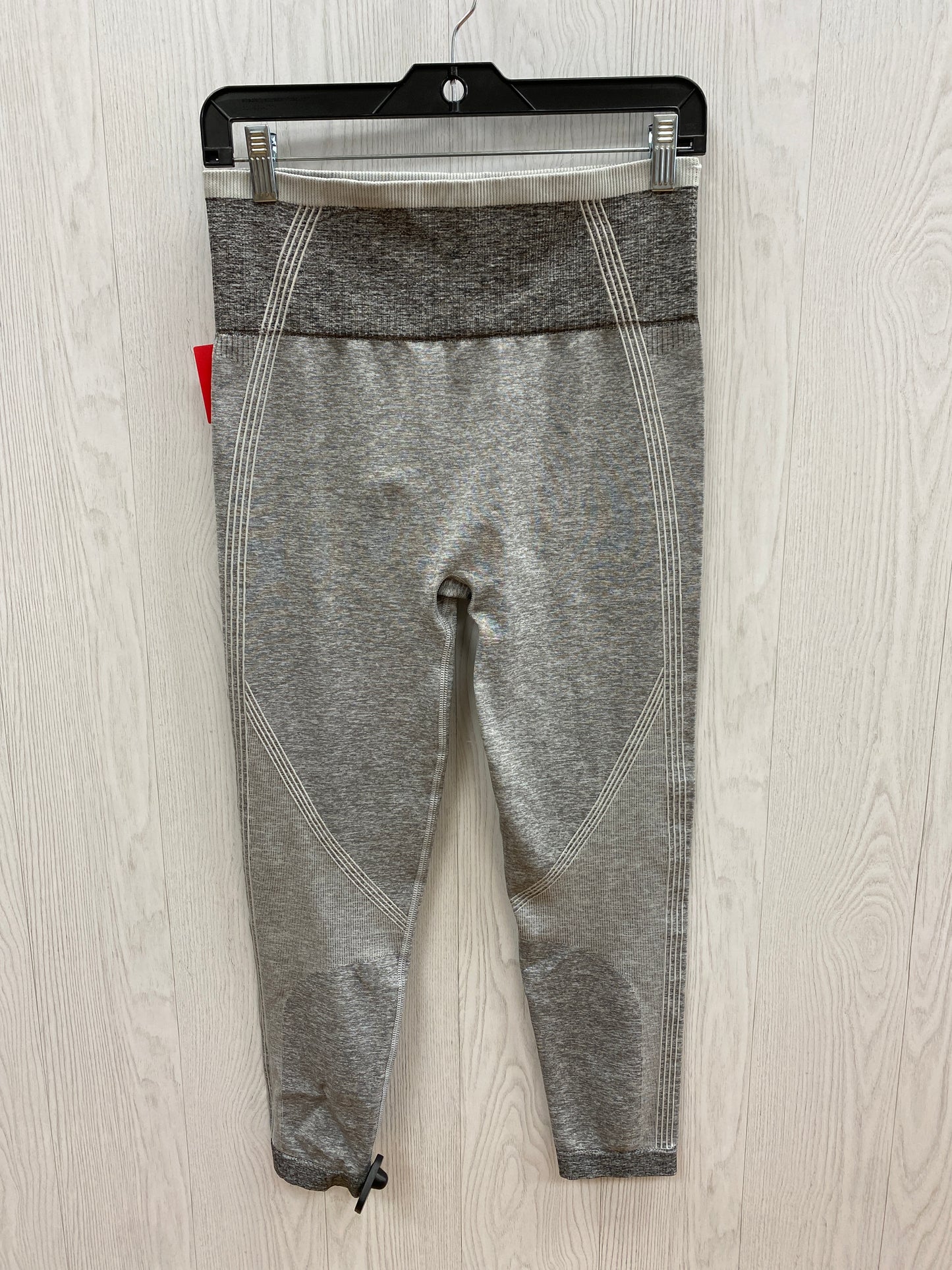 Athletic Leggings By Spanx In Grey, Size: L