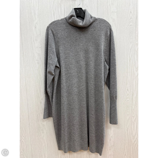 Dress Sweater By Express In Grey, Size: Xl