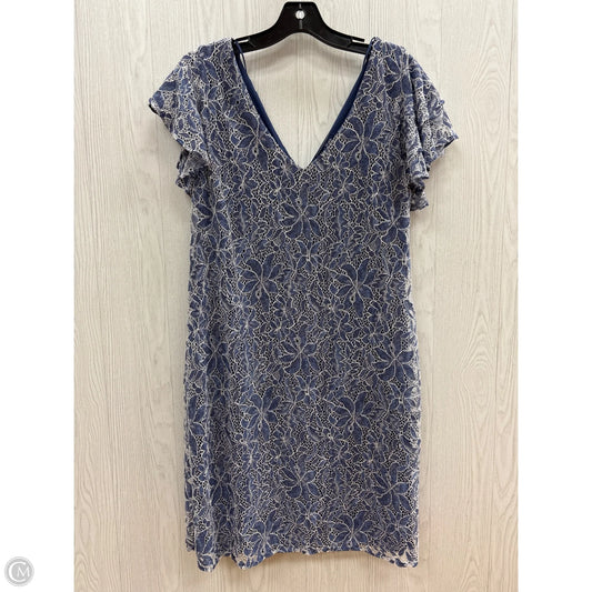Dress Casual Short By Clothes Mentor In Blue, Size: 14