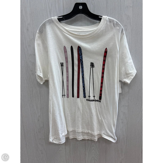Top Short Sleeve Basic By J. Crew In White, Size: L