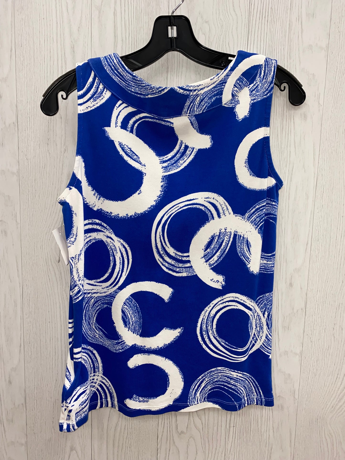 Blue Top Sleeveless Rafaella, Size S