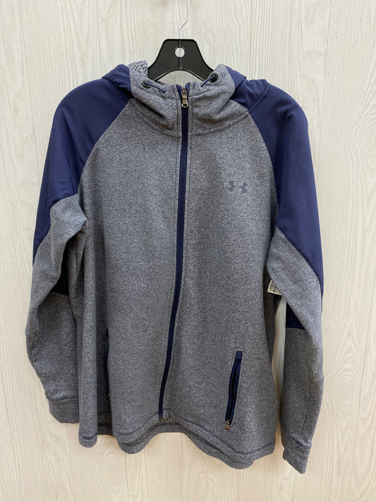 Athletic Sweatshirt Hoodie By Under Armour In Blue, Size: Xl