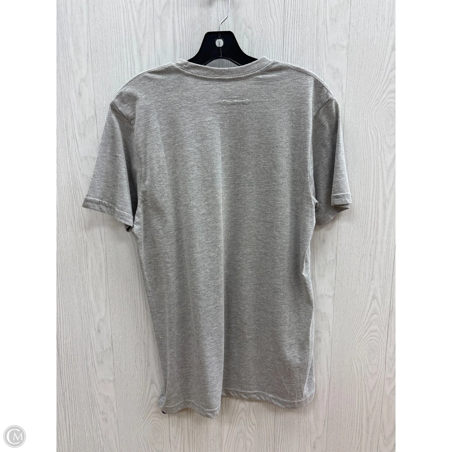 Top Short Sleeve By Clothes Mentor In Grey, Size: M