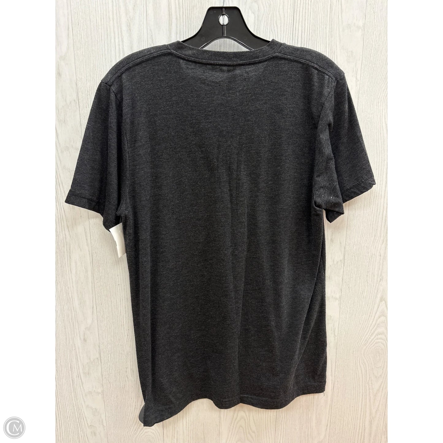 Top Short Sleeve By Bella And Canvas In Charcoal, Size: M