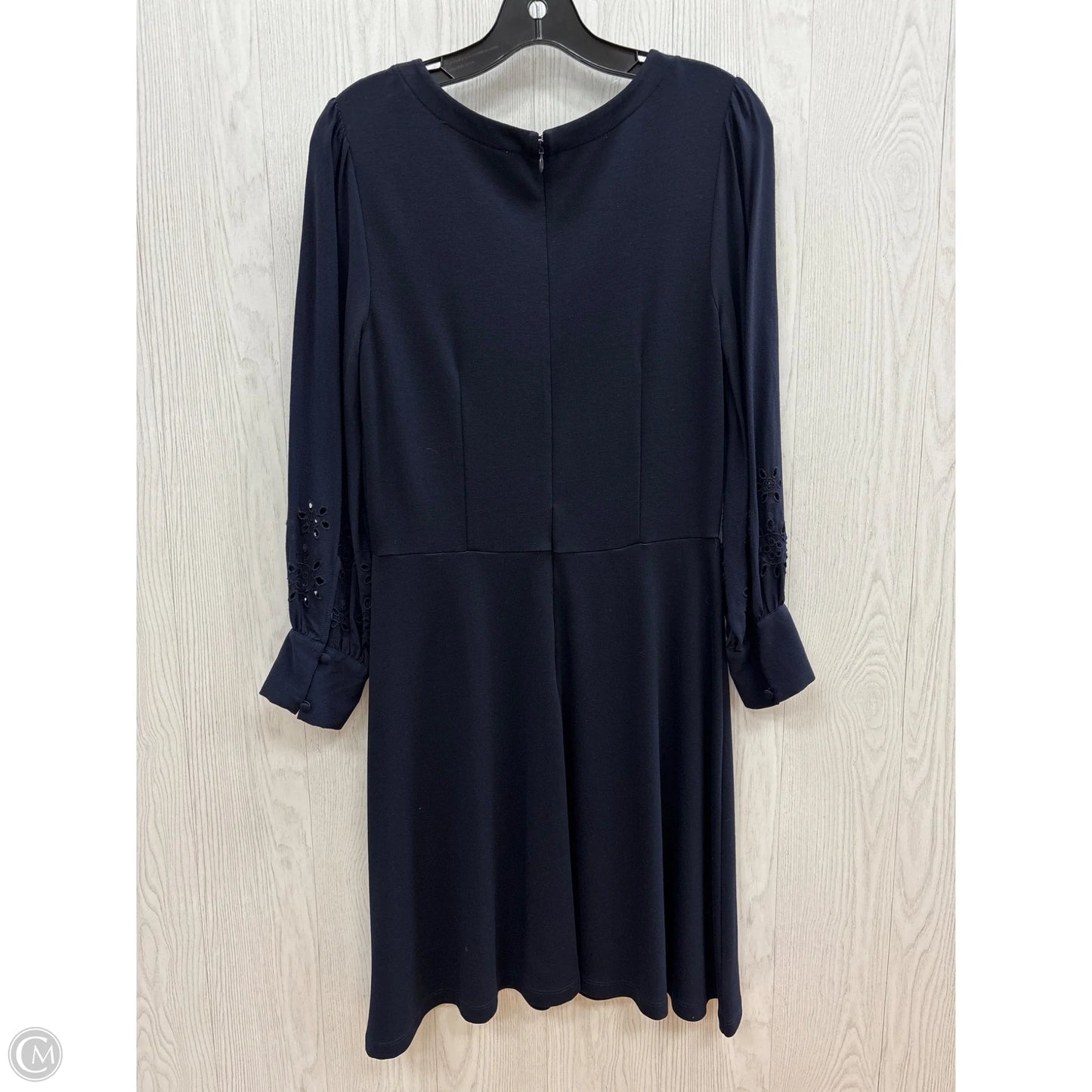 Dress Casual Midi By Loft In Navy, Size: 4