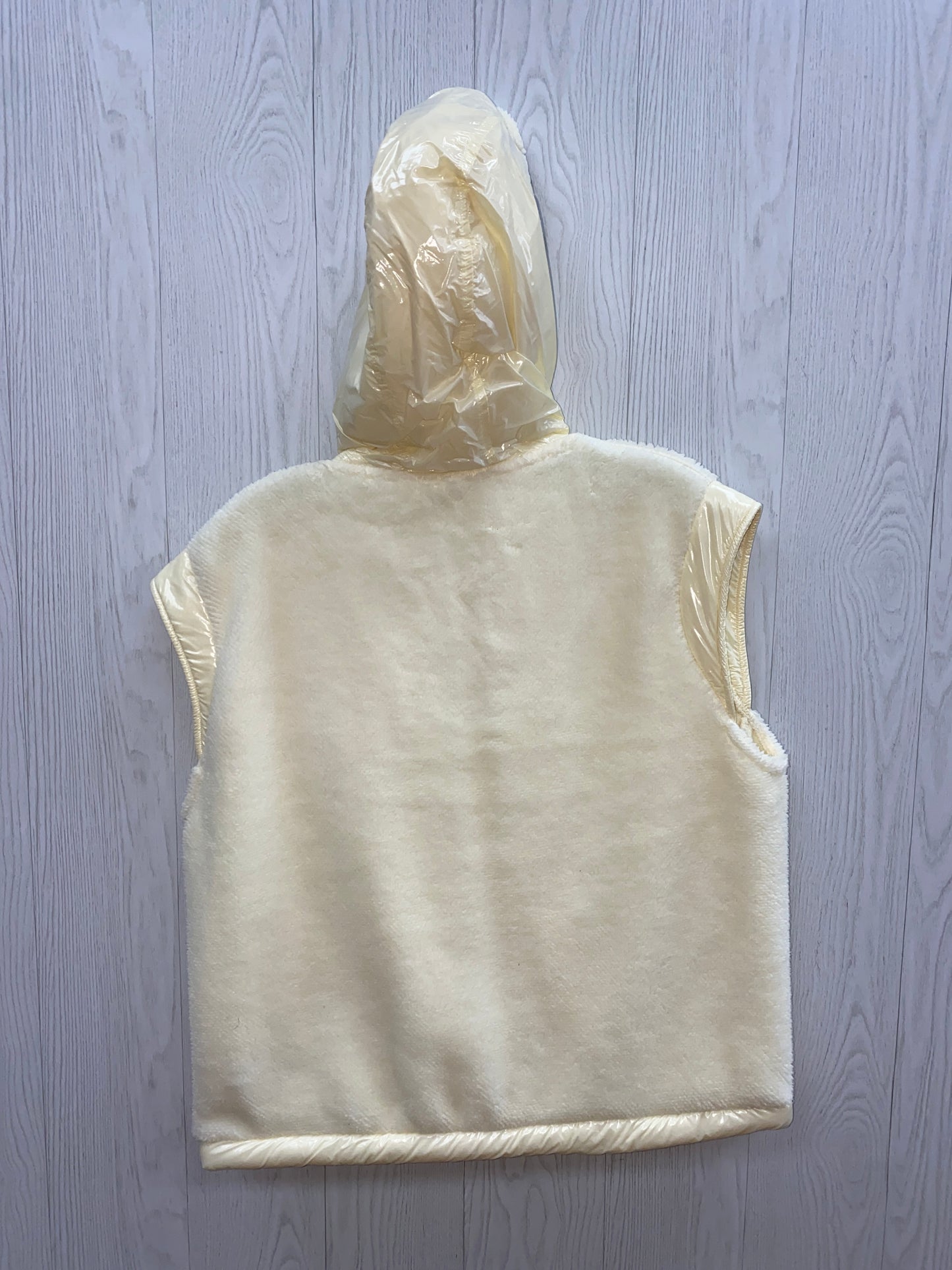 Vest Fleece By Mono B In Pale Yellow, Size: S