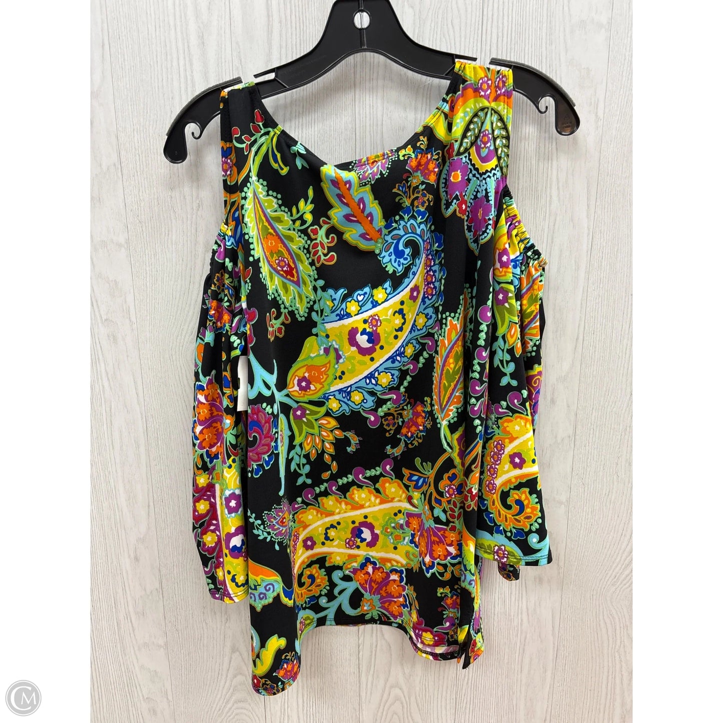 Top 3/4 Sleeve By Clothes Mentor In Multi-colored, Size: M