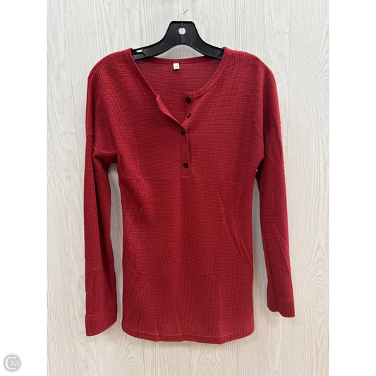 Top Long Sleeve Basic By Clothes Mentor In Red, Size: Xs