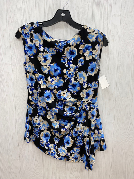 Black & Blue Top Sleeveless White House Black Market, Size Xs