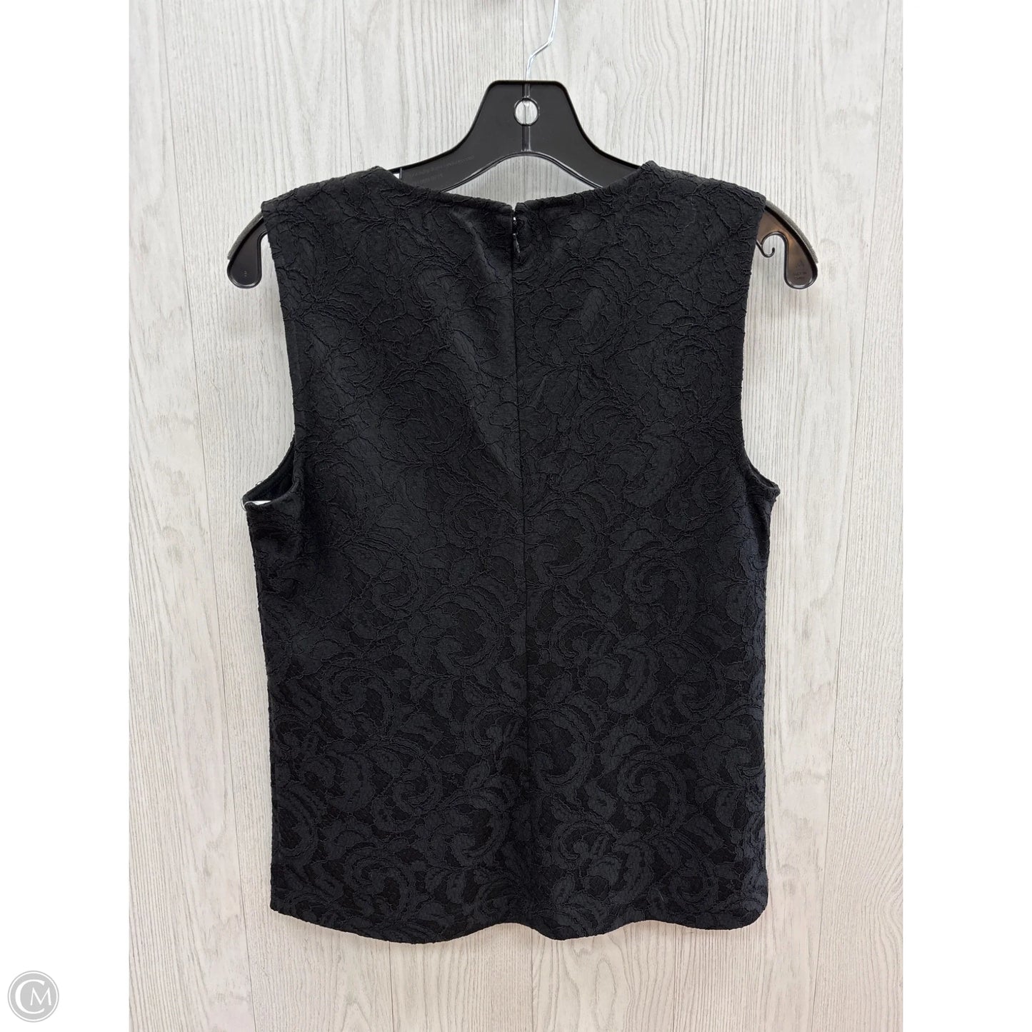 Top Sleeveless By Ann Taylor In Black, Size: S