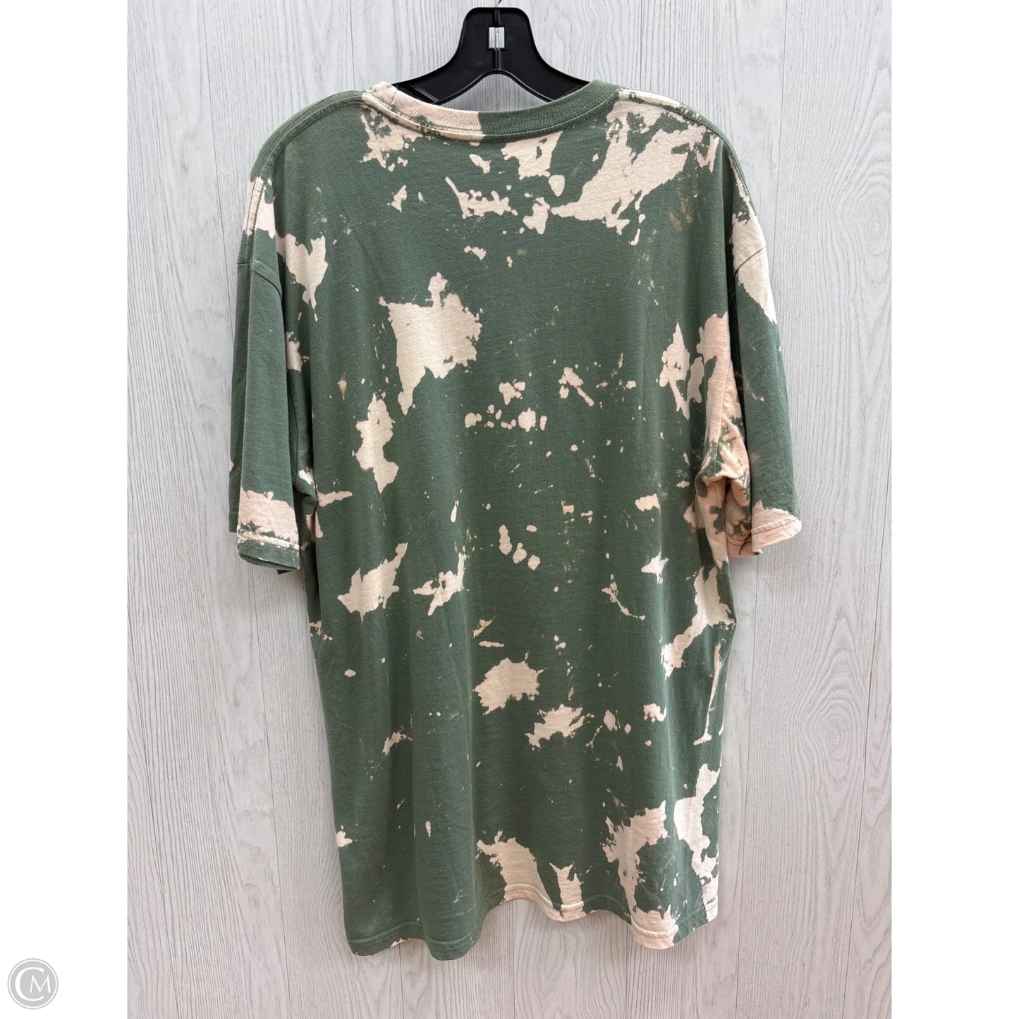 Top Short Sleeve By Clothes Mentor In Tie Dye Print, Size: Xl