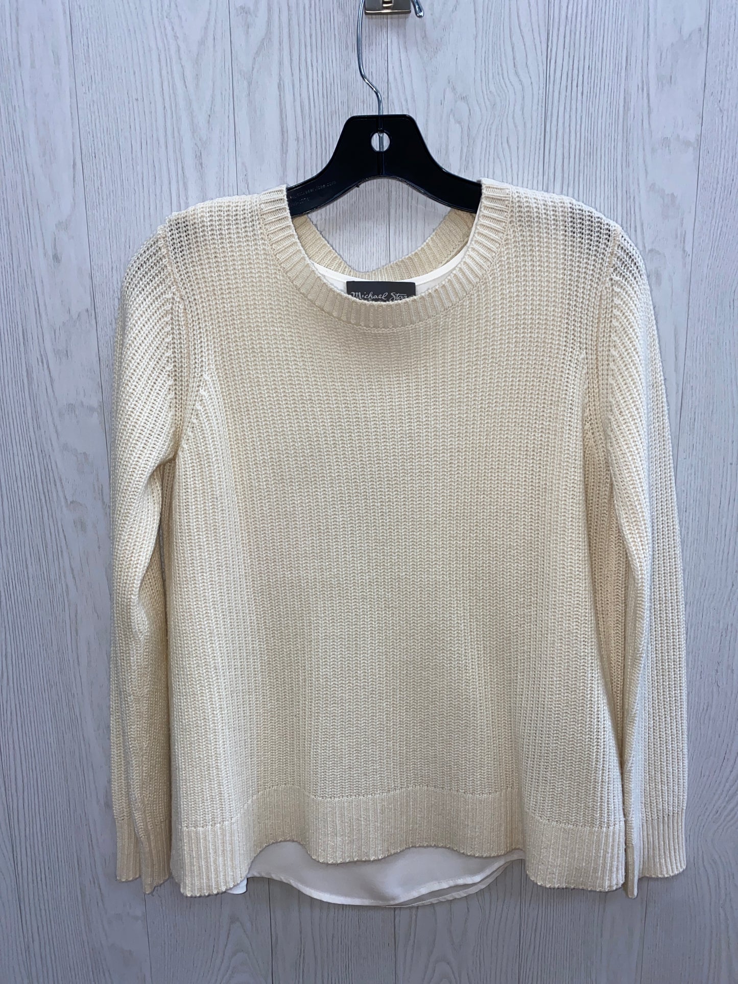 Top Long Sleeve By Michael Stars In Cream, Size: Xs