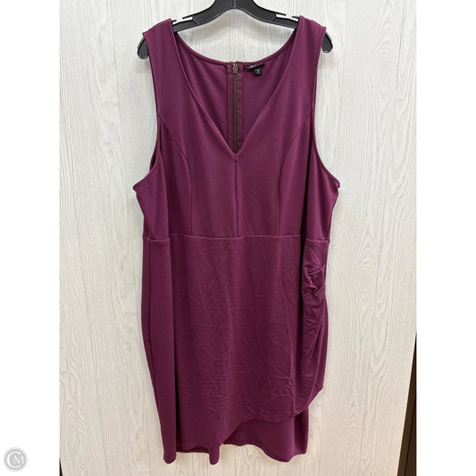 Dress Casual Midi By Torrid In Purple, Size: 5x