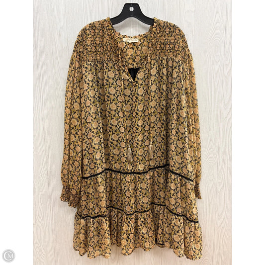 Dress Casual Midi By Rewind In Yellow, Size: 3x