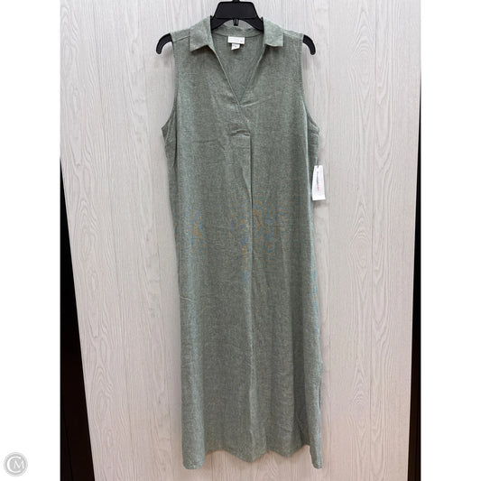 Dress Casual Maxi By Liz Claiborne In Green, Size: M