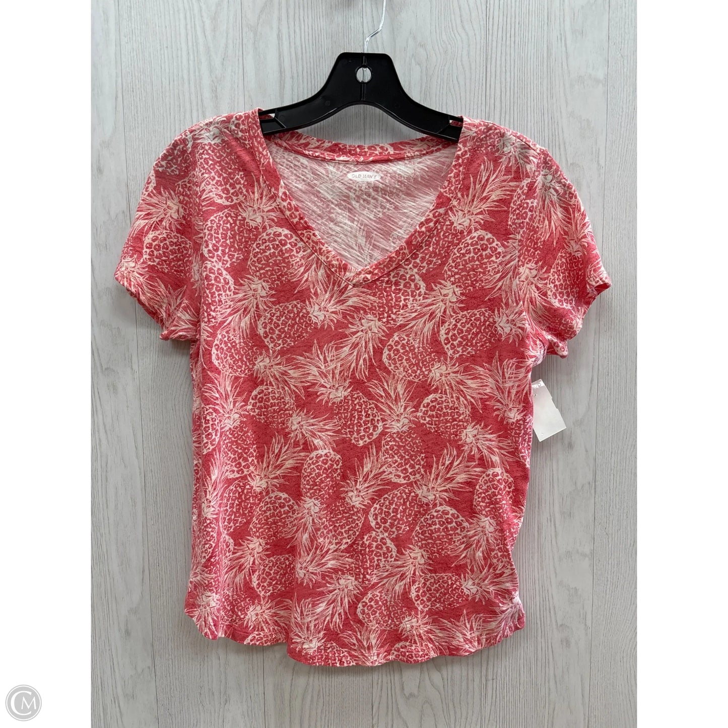 Top Short Sleeve By Old Navy In Coral, Size: Xs