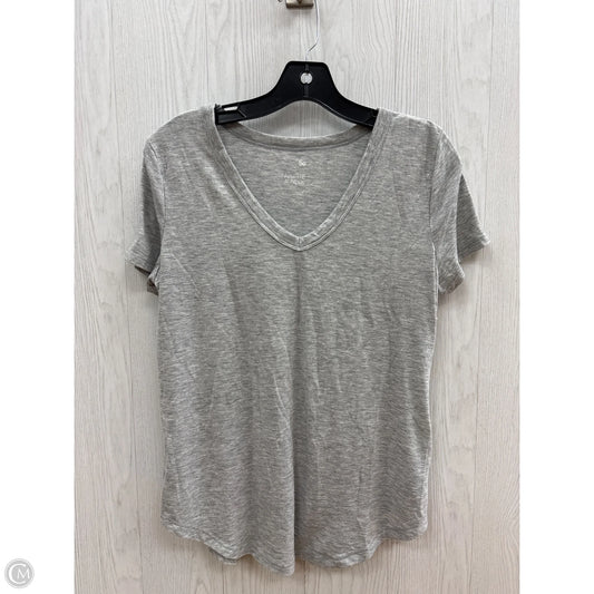 Top Short Sleeve By So In Grey, Size: M