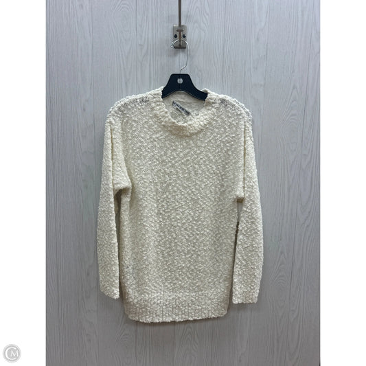 Sweater By Clothes Mentor In Cream, Size: M