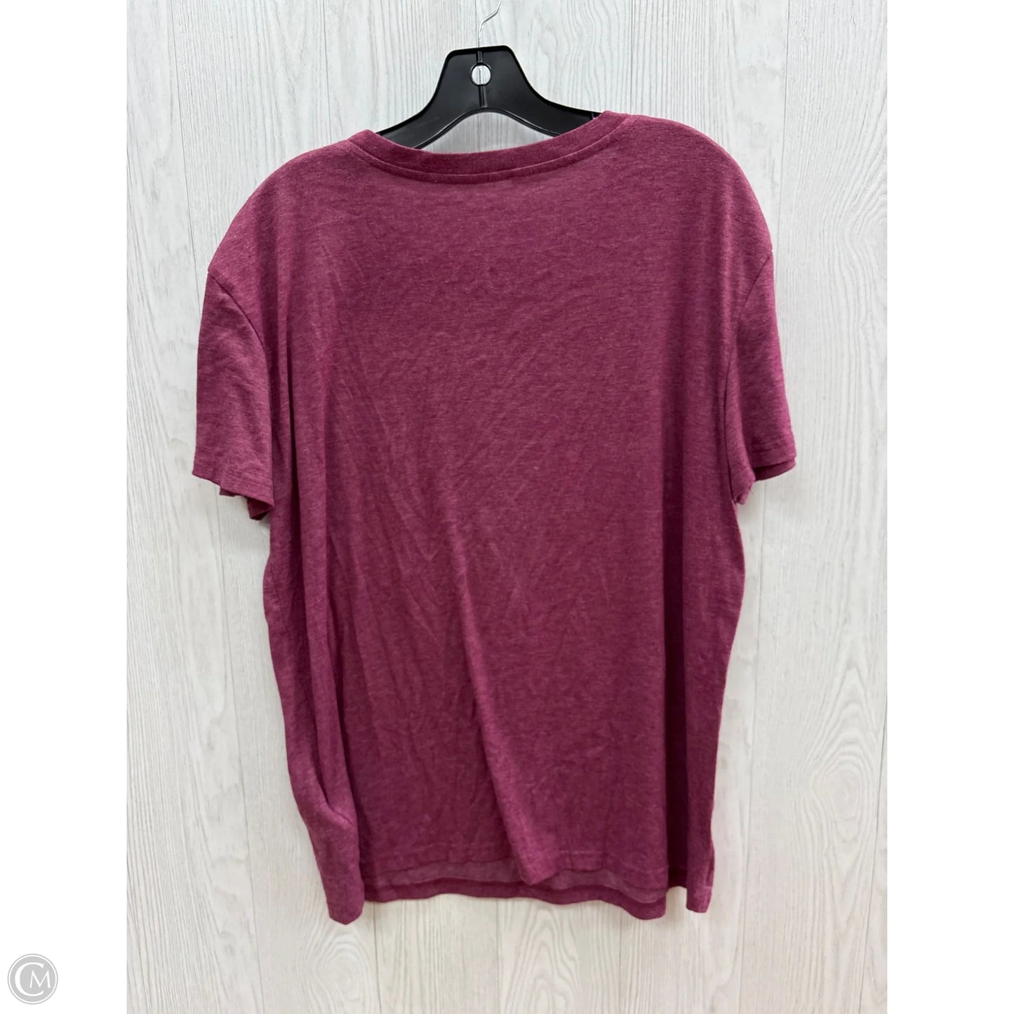 Top Short Sleeve By Clothes Mentor In Purple, Size: Xl
