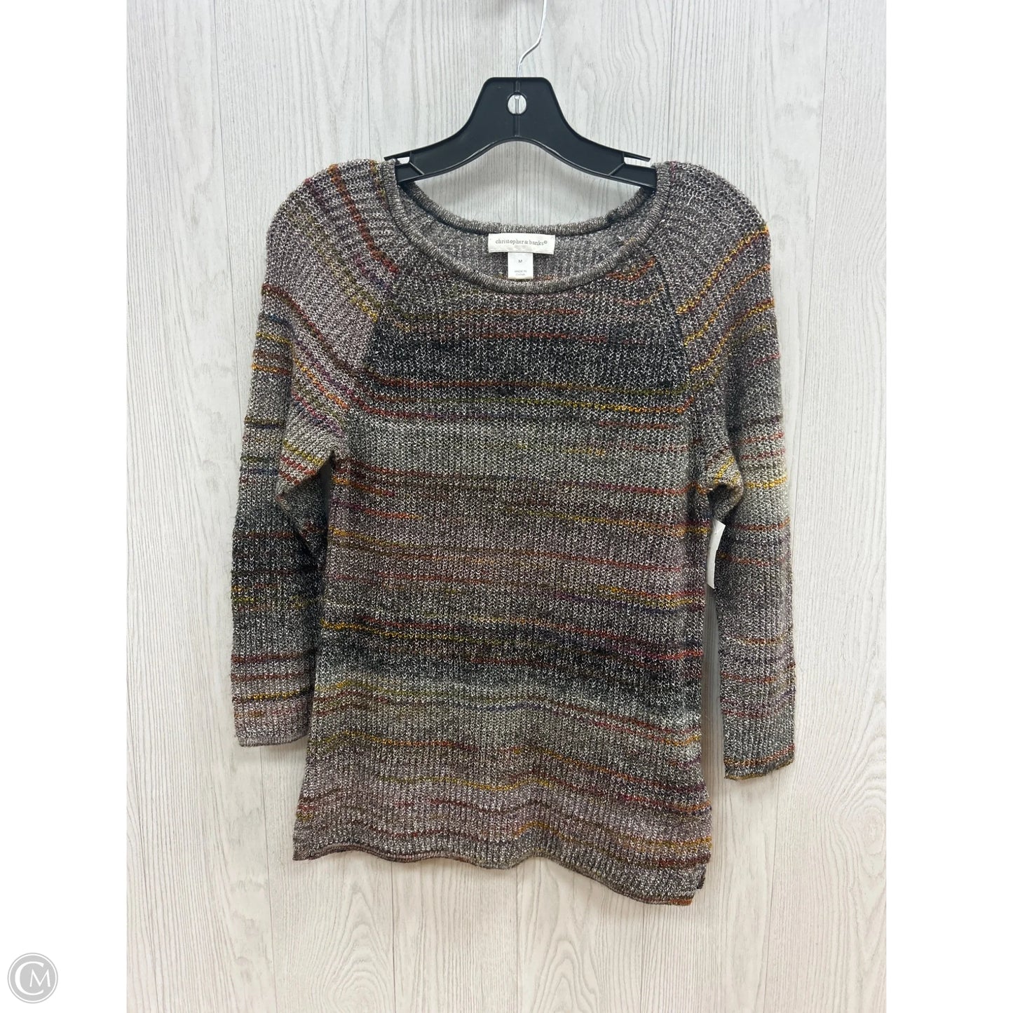 Sweater By Christopher And Banks In Grey, Size: M